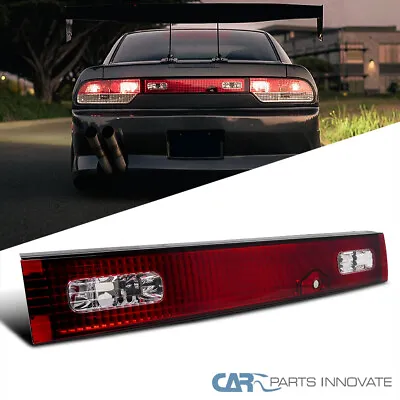 Fit 89-94 240SX S13 Hatchback Red/Clear Trunk Tail Light Rear Center Lamp • $49.95