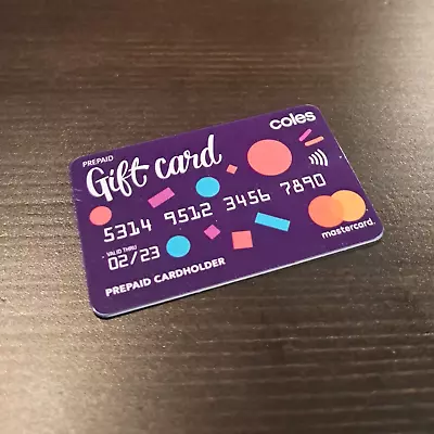 Coles – Little Shop 2 – Mini Collectables – Gift Card • $4