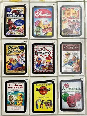 Wacky Packages ANS Series 11 Rude Food Menu Chase Set 9/9 Topps 2013 • $15.70