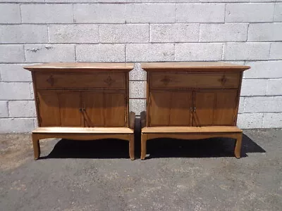 Pair Of Nightstands Mid Century Furniture Bedside Tables Retro Modern Cabinet  • $899