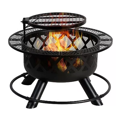 Four Seasons Courtyard Wood Burning Outdoor Fire Pit Backyard Patio Fireplace • $88.99