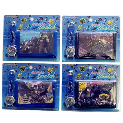 Batman - Kid Child Boy Girl Accessories Watch & Wallet Electronic Toy Set • $4.95