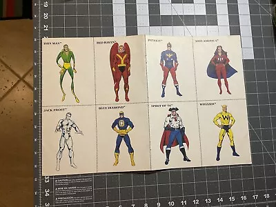 1985 Marvel Uncut Sheet TSR RPG Cards Role Play Game Cards • $9.99