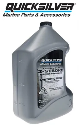 MERCURY 2-Stroke SYNTHETIC Blend Outboard Marine Engine Oil Gallon QS 858027Q01 • $54.95