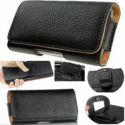For All IPhone And Samsung Galaxy Models Universal Belt Pouch Clip Hip Loop Case • £3.99