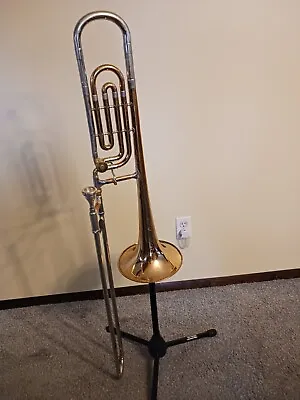 Olds R 20 Recording Trombone With F Attachment Dual Bore Fluted Inner Slide • $1200