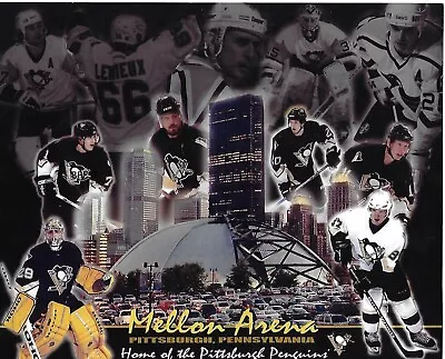 Pittsburgh Penguins Greats Mellon Arena Home Of The Pens See Scan Color 8x10 • $8.50