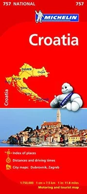 £8.99 • Buy Croatia - Michelin National Map 757: Map (..., Michelin