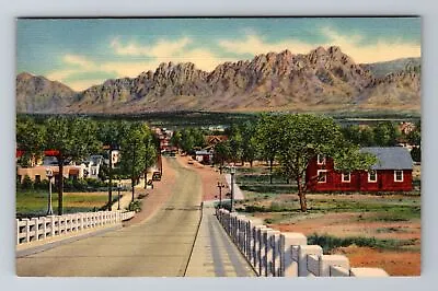 $9.99 • Buy Las Cruces NM-New Mexico, Organ Mountains And Viaduct, Antique Vintage Postcard