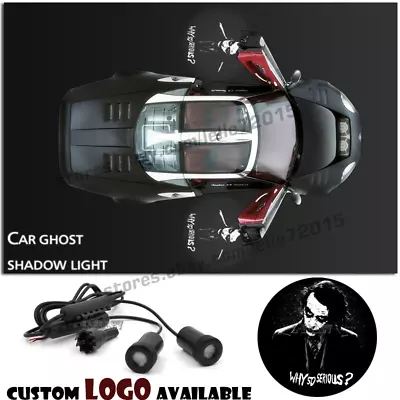 Car Door Batman Why So Serious Joker Courtesy Ghost Shadow Projector Laser Light • $16.72