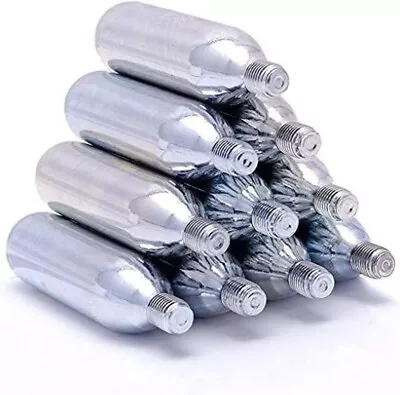 £11.45 • Buy 10 X CO2 BIKE CYCLE PUMP TYRE CANISTER INFLATOR GAS THREADED CARTRIDGE (16g)