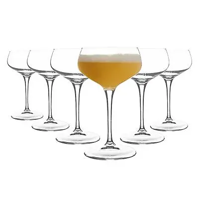 Bormioli Rocco 6x Bartender Novecento Cocktail Glasses Martini 250ml Clear • £28