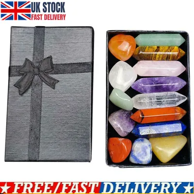 £8.97 • Buy Natural Obelisk Quartz Crystals Double Point Reiki Mineral Specimen Healing Gift