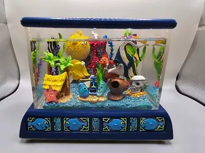 RARE-Disney Snow Globe  Finding Nemo  Aquarium Musical Vintage  • $135