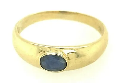 Sapphire & 14ct Yellow Gold Ring Australian Type Sapphire Fine Jewellery • $360.42