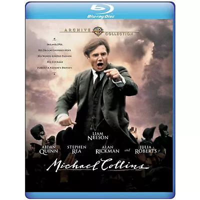 Michael Collins (Blu-ray) Aidan Quinn Alan Rickman Ian Hart Julia Roberts • $25.02