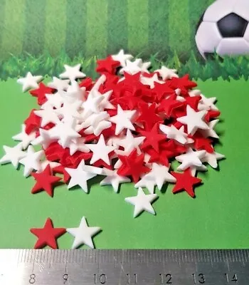 150 Edible Football Stars Cake Topper Liverpool Arsenal Colours • £4.14