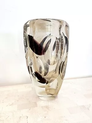 Vicke Lindstrand For Kosta Glass Vase 1960s • $299.99