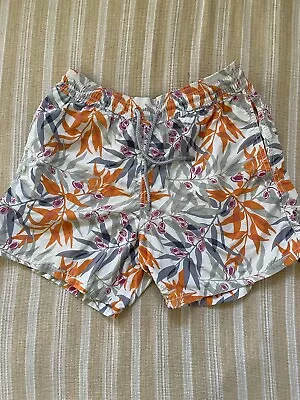 Vilebrequin Men Medium  Trunks Flower Orange Multicolor Classic San Tropez Été • $34