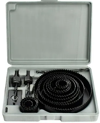 3/4  - 5  Hole Saw Kit Cuttex Tools 18 PCS Full Set Premium Carbon Steel  • $15.95
