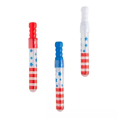 Patriotic Mini Bubble Wands - Toys - 12 Pieces • $15.78