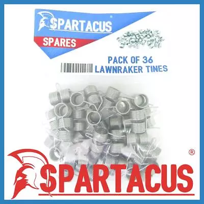 Spartacus 36 X Lawn Raker Tines Tynes Qualcast Petrol 35 Cassette Scarifier • £23.99