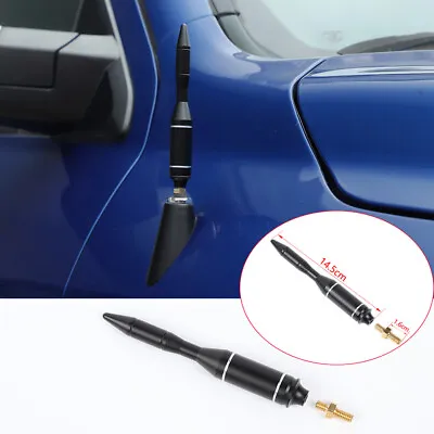 $16.67 • Buy Black Bullet Antenna Mast AM /FM Trim For Dodge RAM 1500 2010-15 Car Accessories