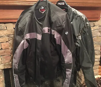 Moto Centric Padded Motorcycle Racing Riding Protective Assault Jacket  XXL • $59.99