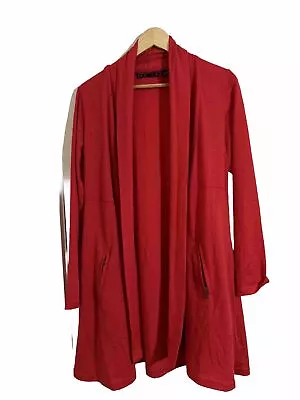 FOIL Fine Knit Wool Cardigan Red Size Medium Women’s Classic Winter Wear • $46.50