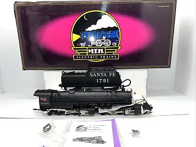 MTH Premier 20-3094-1 Santa Fe Y3 2-8-8-2 Steam PS.2 O Used #1791 BCR ATSF • $1019.99