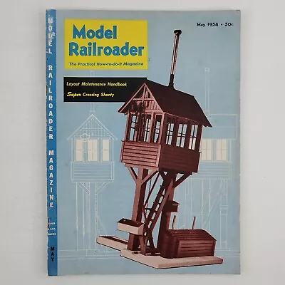 Vintage Model Railroader May 1954 Magazine Train Hobbyist Miniature  • $4.91