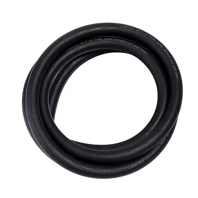 LokoCar 1/4 Inch Fuel Hose Line Push Lock NBR Rubber SAE 30R7 5FT 300PSI Black • $12.99