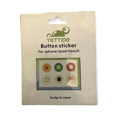 6x Touch ID Home Button Sticker For IPHONE IPAD Beauty And Protection • £4.15