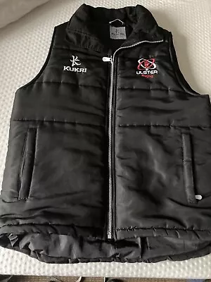 Ulster Rugby Kukri BODY WARMER- Adult Small  Chest 38in Worn Once • £17