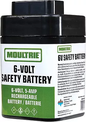 Moultrie MFHP12406 6-Volt 5-Amp Rechargeable Safety BatteryMulti • $26.69