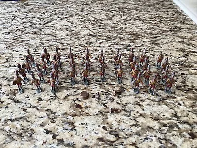 46 Band Members Vintage Old Unknown Brand Lead Toy Soldiers • $30