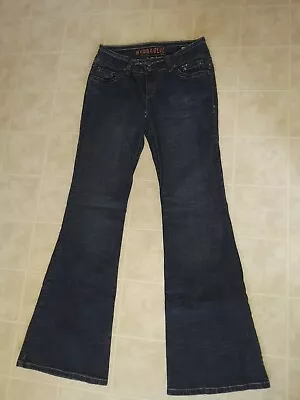 $25.99 • Buy NYC Hydraulic Denim Women's Lola Mid Rise Stretch Wide Leg Denim Jeans SZ 9/10