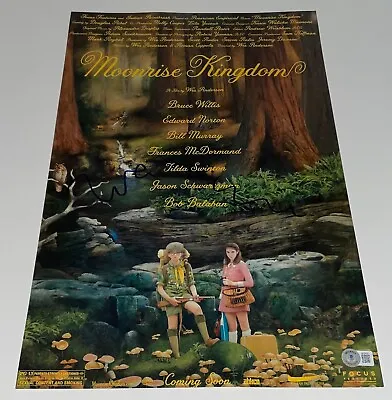 Wes Anderson Signed Autograph Moonrise Kingdom 12x18 Photo Poster Proof Beckett • $900