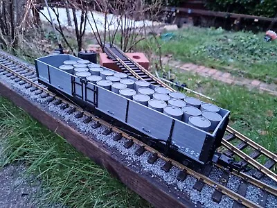 16mm  200L Oil Drums Set Of 12  Diorama G Gauge Garden Railway Train • £10