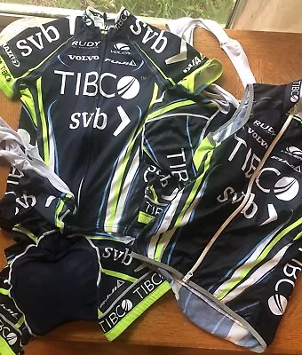 Tibco Women Cycling Team  Kit/ Bundle Jersey  Wind Vest  2 Bib Shorts XS Voler • $20