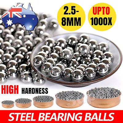 1000x Steel Loose Bearing Ball Replacement Part 2.5-8mm Bike Bicycle Cycling • $6.35