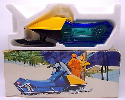 Vintage AVON SNOWMOBILE 4 OZ. WINDJAMMER AFTER SHAVE - FULL BOTTLE WITH BOX • $16.99