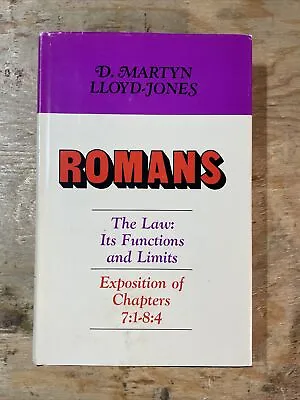 Romans: The Law: Its Functions And Limits Chptr  7: 1 - 8: 4 Lloyd - Jones 1976 • $15.99