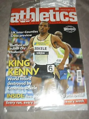 £0.99 • Buy Athletics Weekly Issue February 22nd 2007 Kenenisa Bekele