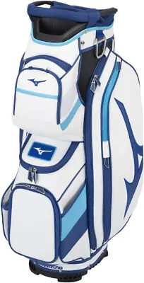 MIZUNO Golf Men's Caddy Bag Tour Cart 11 X 47 Inch 3.8kg White Blue 5LJC2223 • $307.65