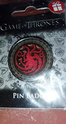 Official Game Of Thrones Enamel Pin Badge Badges Stark Lannister Targaryen Hand • £3