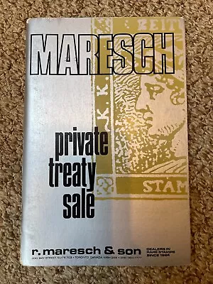 R. MARESCH & SON Private Treaty Sale - 1977 Catalogue • $10