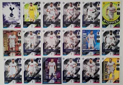 2022-23 Match Attax UEFA Champions - Tottenham Team Set Inc 5 Foil Spurs • $24.99