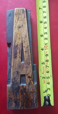 £14 • Buy Huge Vintage Printers Block Letterpress Wooden Printers Type 17cm Letter A