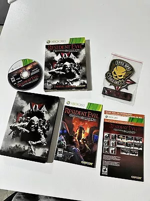 Resident Evil Operation Raccoon City Special Edition XBOX 360 Steelbook Patches • $28